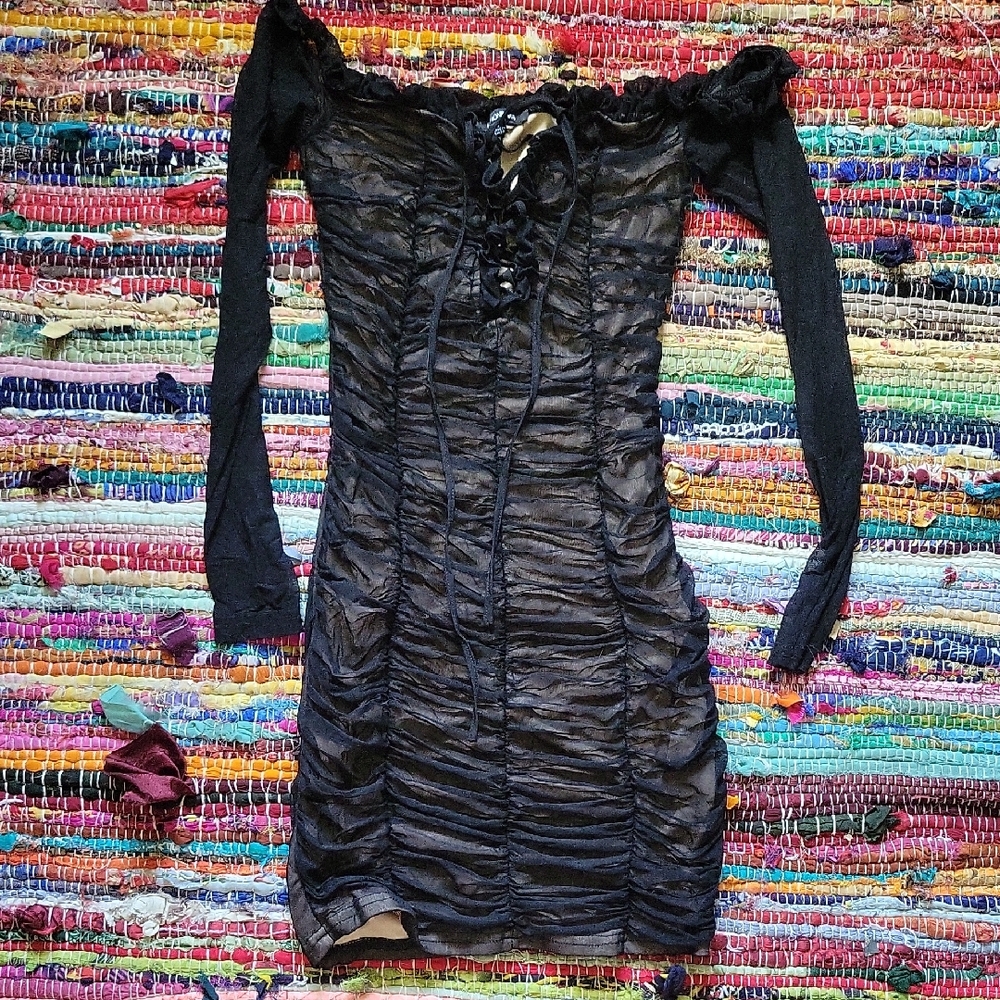 Fashion Nova Sexy Mesh Dress